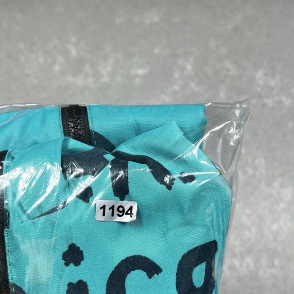 Vintage Mycra Pac Now Raincoat Jacket Adult 1 S/M Green Blck City Reversible - Picture 11 of 11